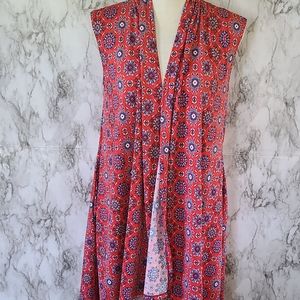 LTX floral vest size small